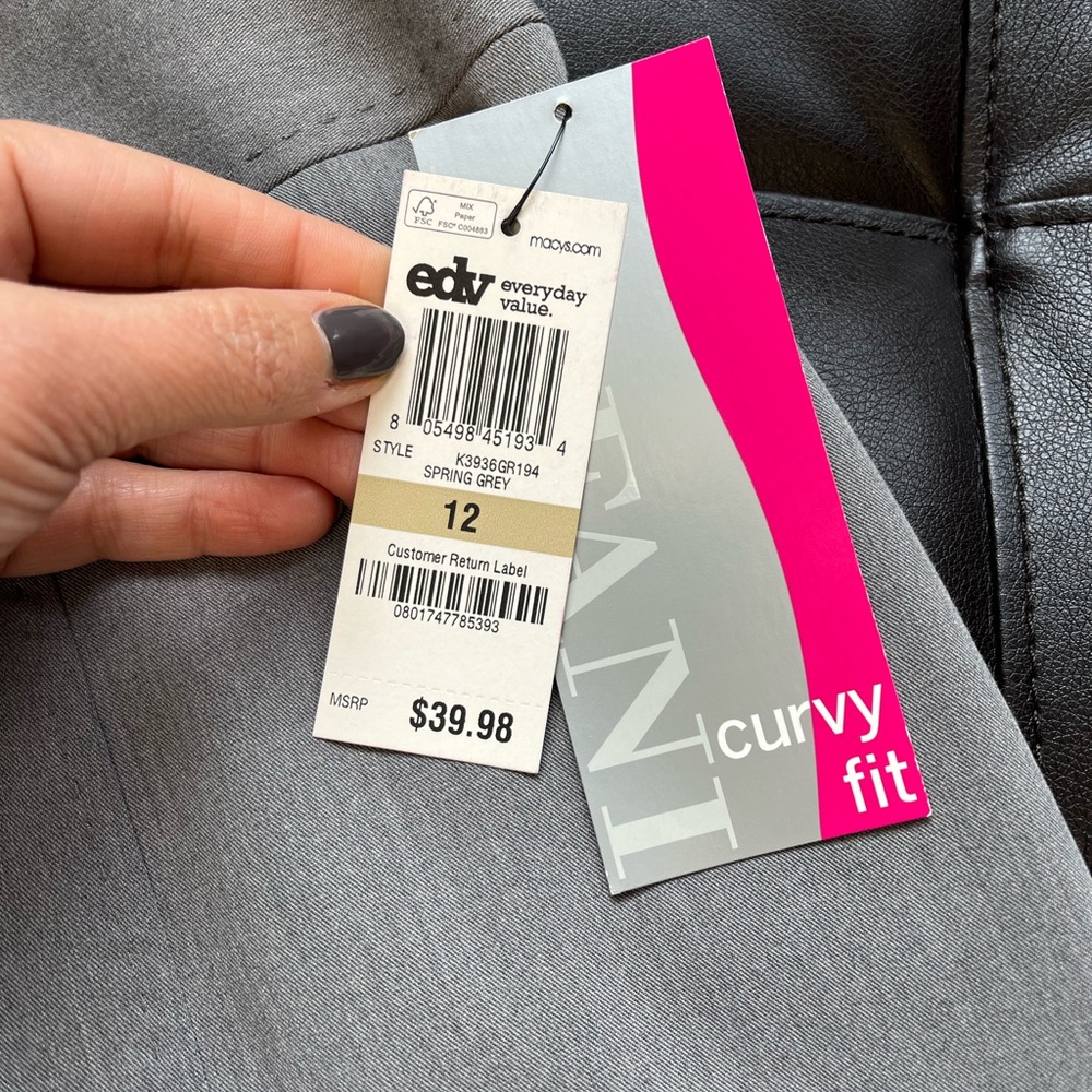 NWT Alfani Grey Pencil Skirt